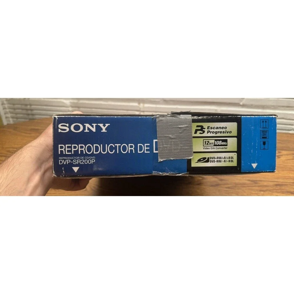 Sony CD/DVD/DVD+RW/+R/+R DL/-RW/-R/-R DL/JPEG/MP3; REMOTE,‎ DVP-SR200P, TESTED